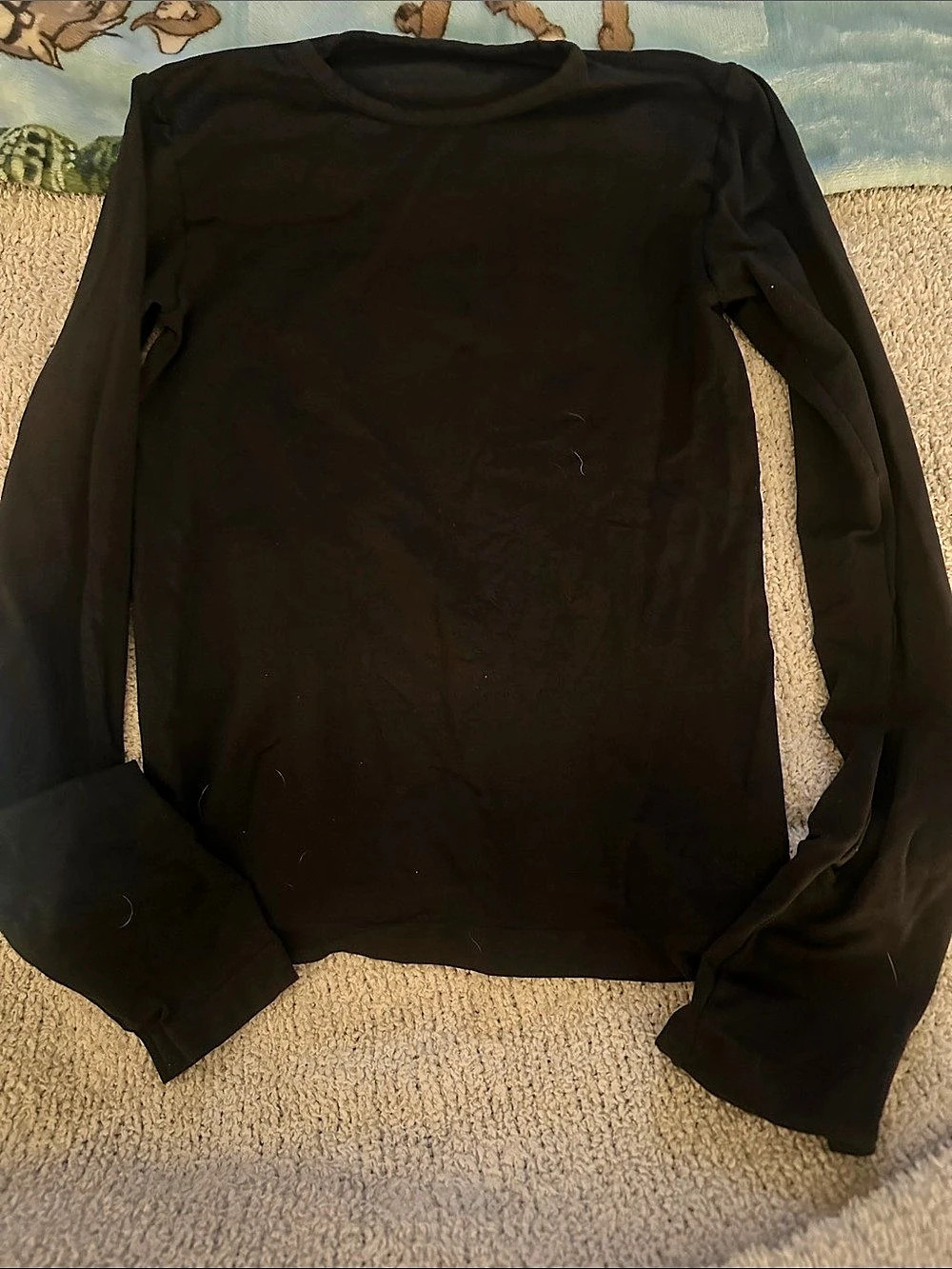 Skims women’s black long sleeve , medium. Buttersoft. GUC
